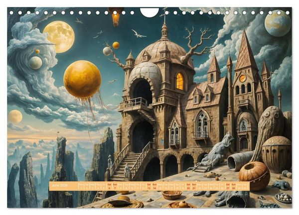 Produktbild: A Year of the Uncanny (Wall Calendar 2026 DIN A4 landscape), CALVENDO 12 Month Wall Calendar