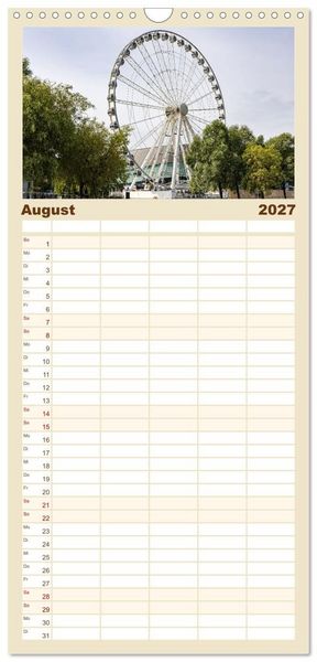 Produktbild: Familienplaner 2027 - Faszination Liverpool mit 5 Spalten (Wandkalender, 21 x 45 cm) CALVENDO