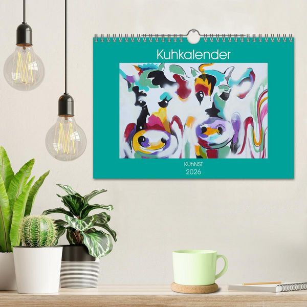 Produktbild: Kuhkalender (Wandkalender 2026 DIN A4 quer), CALVENDO Monatskalender