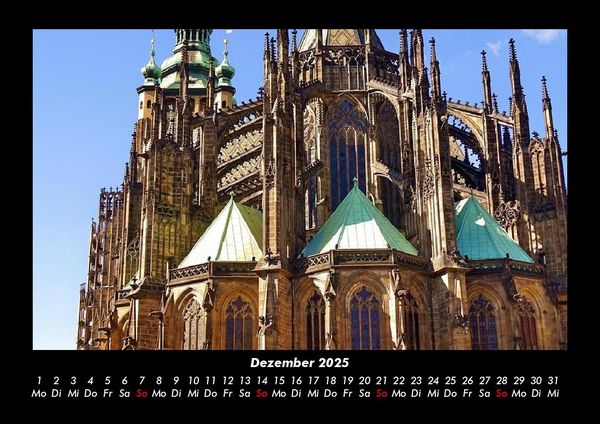 Produktbild: Prag 2025 Fotokalender DIN A3