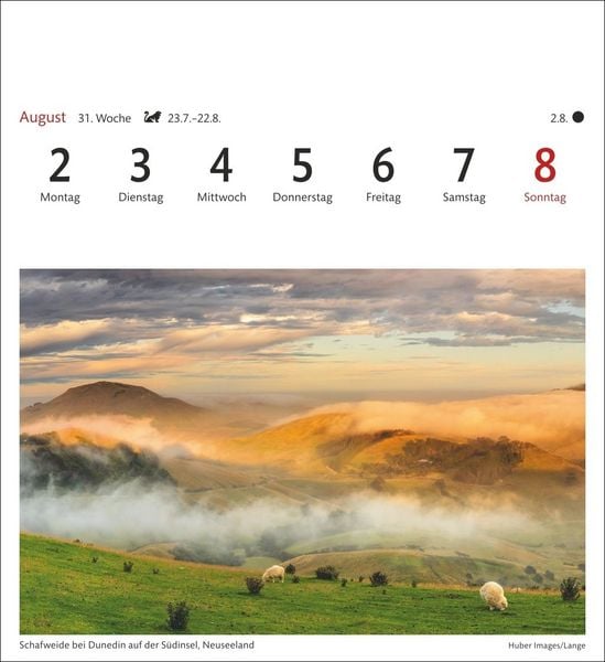 Produktbild: Traumziele Sehnsuchtskalender 2027 - Wochenkalender mit 53 Postkarten