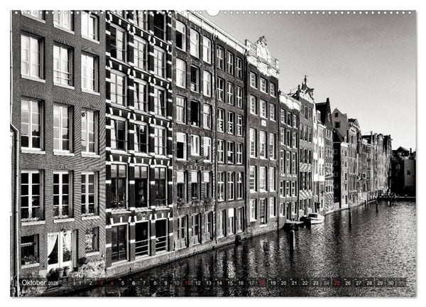 Produktbild: Ein Blick auf Amsterdam (hochwertiger Premium Wandkalender 2026 DIN A2 quer), Kunstdruck in Hochglanz