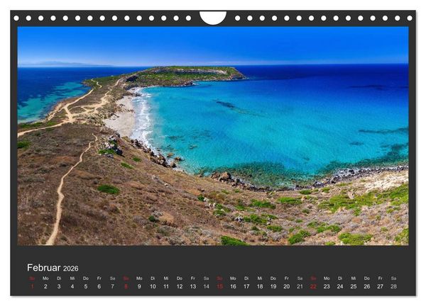 Produktbild: Sardinien - Traumstr&auml;nde am Mittelmeer (Wandkalender 2026 DIN A4 quer), CALVENDO Monatskalender