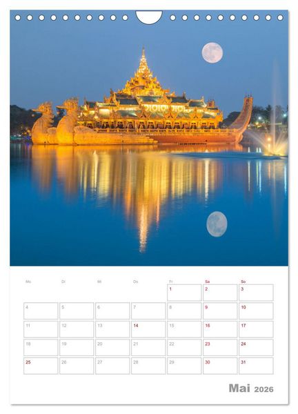 Produktbild: VOLLMOND-Planer - Im Licht der Nacht (Wandkalender 2026 DIN A4 hoch), CALVENDO Monatskalender