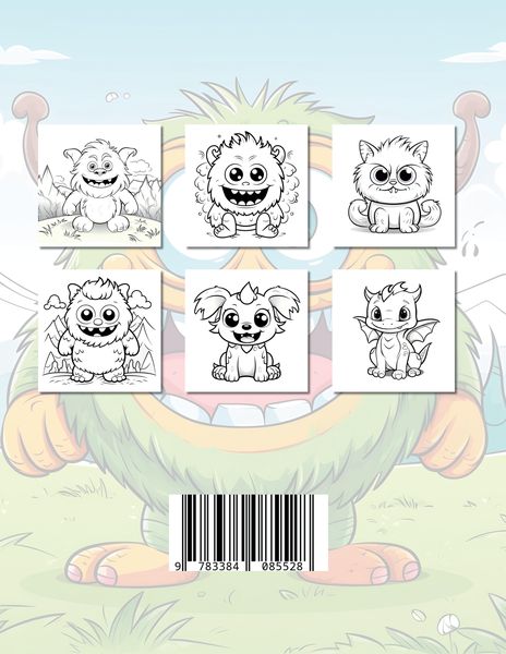 Produktbild: Malbuch Monster