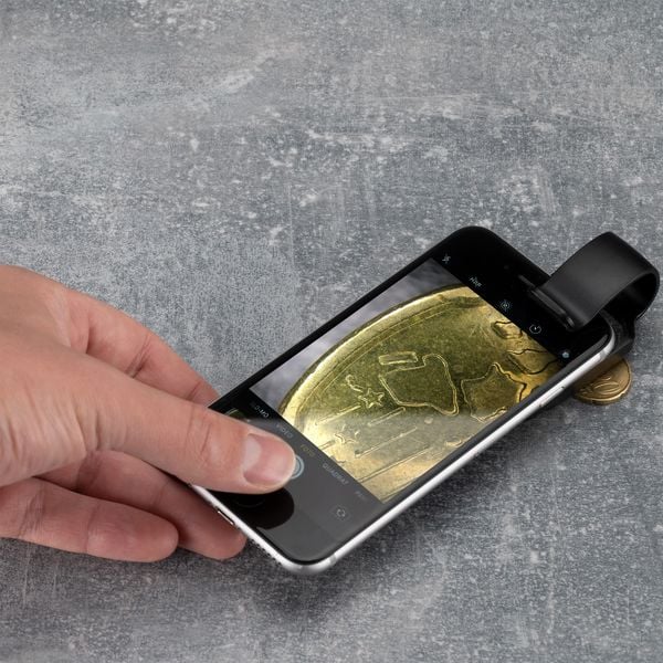 Produktbild: National Geographic 9118500 - Handy-Mikroskop 200x mit 200-facher Vergr&ouml;&szlig;erung, CPL-Filter und 2-stufiger Beleuchtung