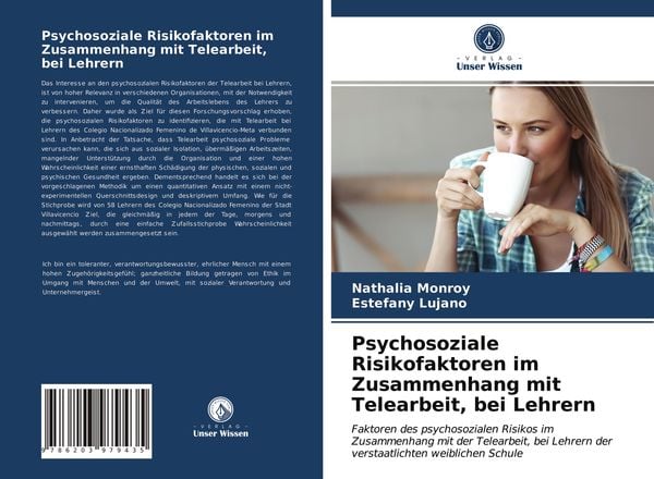 Produktbild: Psychosoziale Risikofaktoren im Zusammenhang mit Telearbeit, bei Lehrern