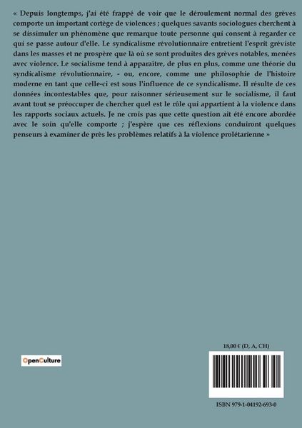 Produktbild: R&eacute;flexions sur la violence