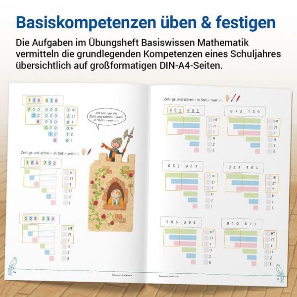 Produktbild: Das &Uuml;bungsheft Basiswissen Mathematik 4