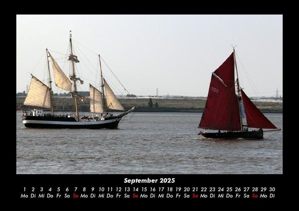 Produktbild: Segelschiffe und Boote 2025 Fotokalender DIN A3