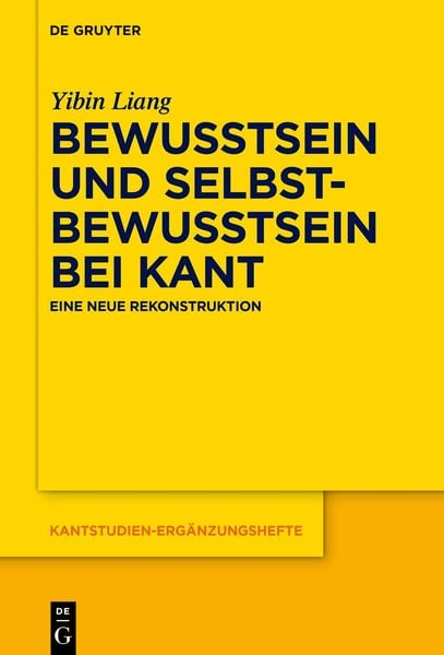 Produktbild: Bewusstsein und Selbstbewusstsein bei Kant