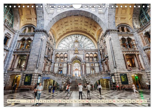 Produktbild: Architekturstile Europas - von der Antike bis zum 20. Jahrhundert (Wandkalender 2026 DIN A4 quer), CALVENDO Monatskalender