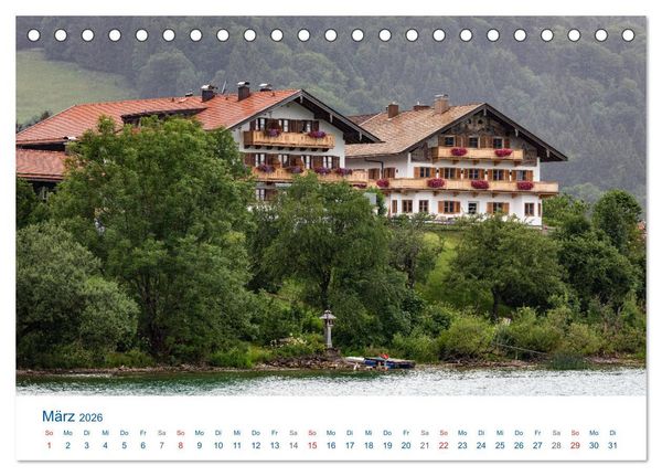 Produktbild: Sch&ouml;ner Tegernsee (Tischkalender 2026 DIN A5 quer), CALVENDO Monatskalender