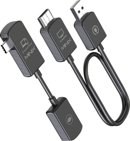 Produktbild: Minix C1 USB-C&reg; HDMI-Funk&uuml;bertragung (Set) 50m 5GHz 1920 x 1080 Pixel