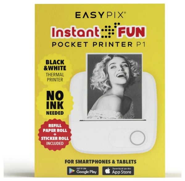 Produktbild: Easypix EASYPIX&reg; InstantFUN Pocket Printer P1 Sofortbild-Drucker