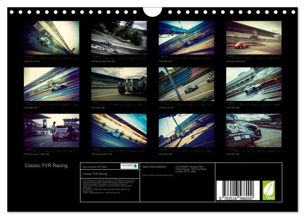 Produktbild: Classic TVR Racing (Wall Calendar 2026 DIN A4 landscape), CALVENDO 12 Month Wall Calendar