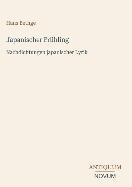 Produktbild: Japanischer Fr&uuml;hling