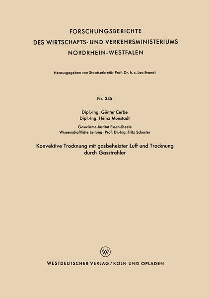 Produktbild: Konvektive Trocknung mit gasbeheizter Luft und Trocknung durch Gasstrahler
