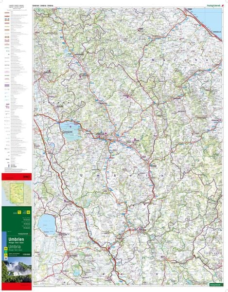 Produktbild: freytag & berndt Stra&szlig;enkarte Umbrien 1:150.000