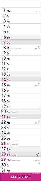 Produktbild: Streifenplaner PINK 2027