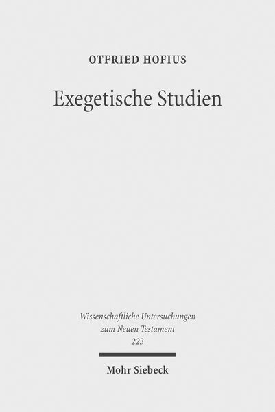 Produktbild: Exegetische Studien