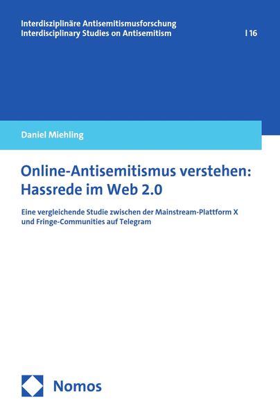 Produktbild: Online-Antisemitismus verstehen: Hassrede im Web 2.0