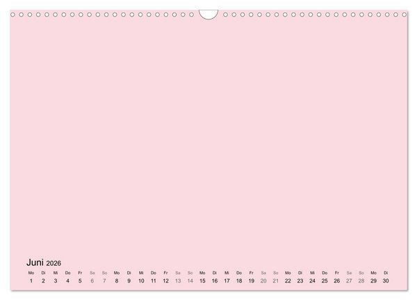 Produktbild: DIY Bastel-Kalender -Warme Pastell Farben- Zum Selbstgestalten (Wandkalender 2026 DIN A3 quer), CALVENDO Monatskalender
