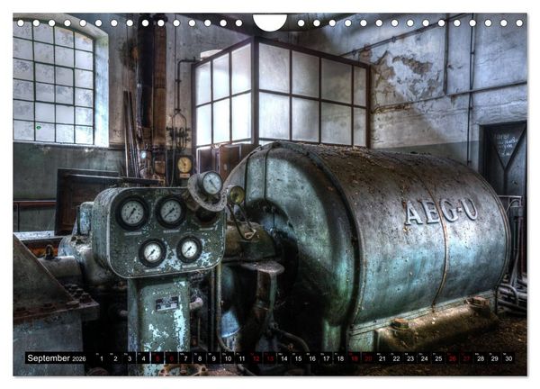 Produktbild: Vergessene Industriedenkm&auml;ler (Wandkalender 2026 DIN A4 quer), CALVENDO Monatskalender