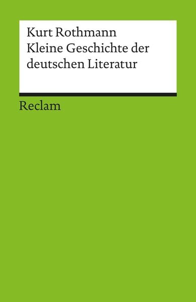 Produktbild: Kleine Geschichte der deutschen Literatur