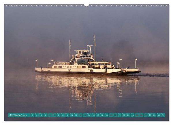 Produktbild: Flusslandschaft Elbe (hochwertiger Premium Wandkalender 2026 DIN A2 quer), Kunstdruck in Hochglanz