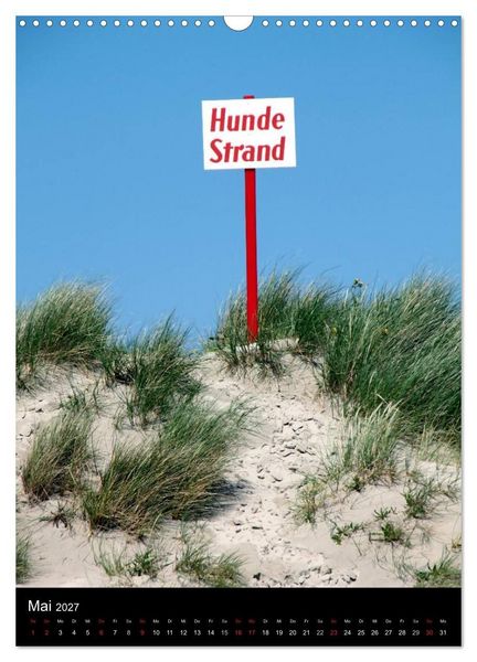 Produktbild: Borkum (Wandkalender 2027 DIN A3 hoch), CALVENDO Monatskalender