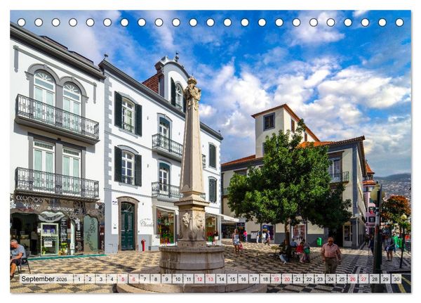 Produktbild: Madeira Die Stadt Funchal (Tischkalender 2026 DIN A5 quer), CALVENDO Monatskalender