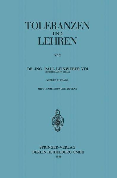 Produktbild: Toleranzen und Lehren