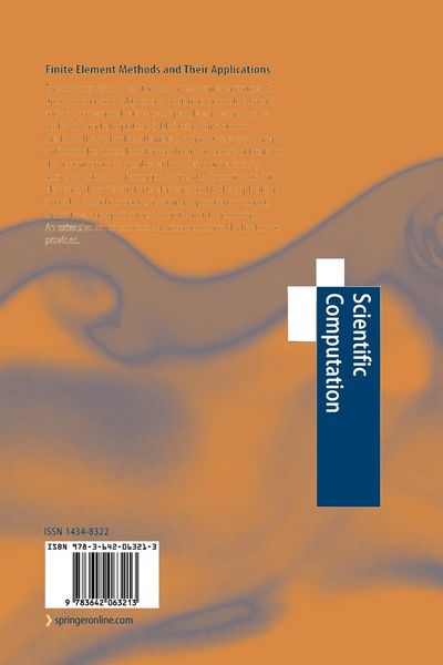 Produktbild: Finite Element Methods and Their Applications
