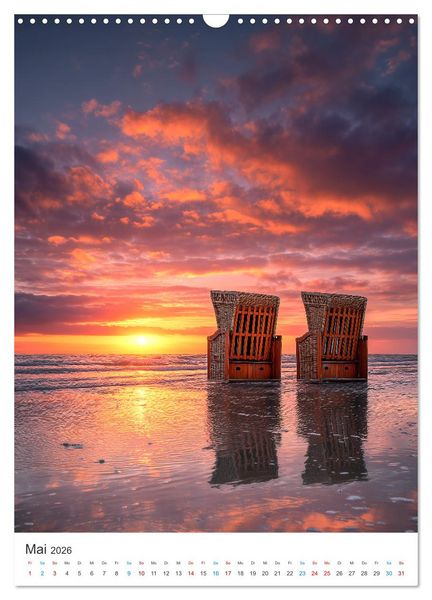 Produktbild: Sehnsucht Strand (Wandkalender 2026 DIN A3 hoch), CALVENDO Monatskalender