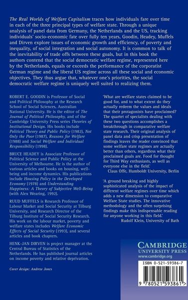 Produktbild: The Real Worlds of Welfare Capitalism