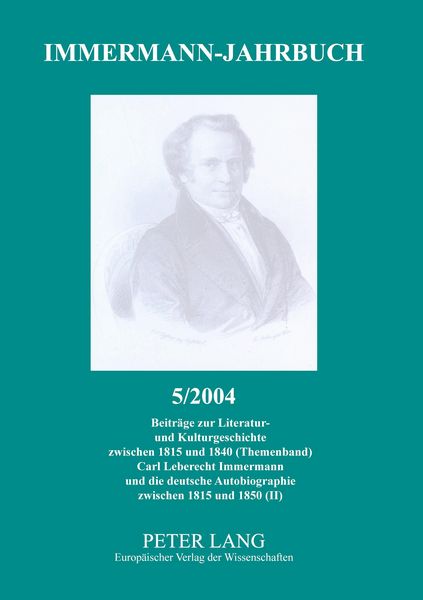 Immermann-Jahrbuch 5/2004, Taschenbuch von , Peter Lang GmbH, Internationaler Verlag der Wissenschaften, 9783631519400
