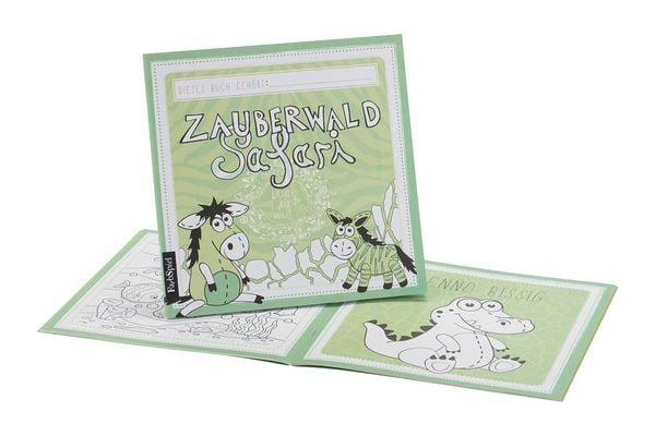 Produktbild: Malbuch Kinder: Die Zauberwald Safari