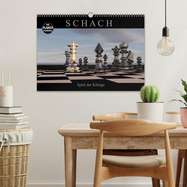 Produktbild: SCHACH - Spiel der K&ouml;nige (Wandkalender 2026 DIN A3 quer), CALVENDO Monatskalender