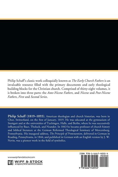 Produktbild: A Select Library of the Nicene and Post-Nicene Fathers of the Christian Church, Second Series, Volume 10