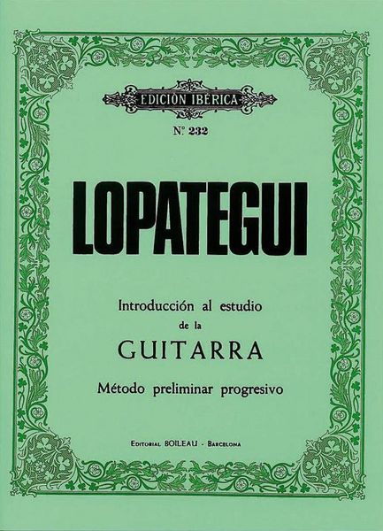 Produktbild: Introducci&oacute;n al estudio de la guitarra