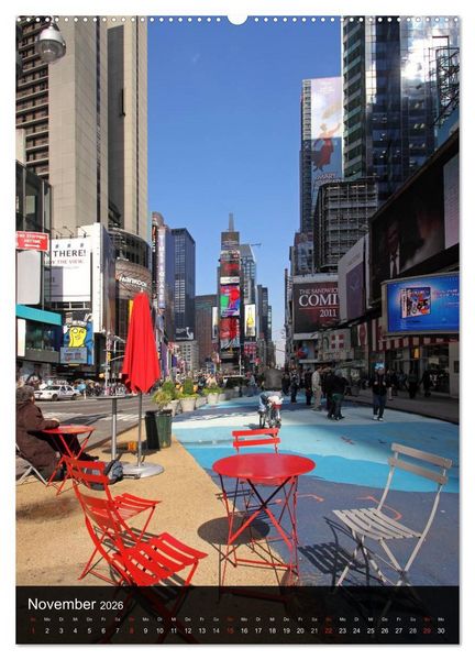 Produktbild: New York (Wandkalender 2026 DIN A2 hoch), CALVENDO Monatskalender