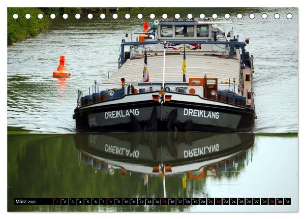 Produktbild: Der Mittellandkanal - 325 Kilometer Wasserstra&szlig;e (Tischkalender 2026 DIN A5 quer), CALVENDO Monatskalender