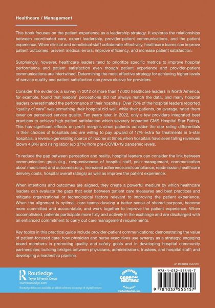 Produktbild: Transforming Leadership, Improving the Patient Experience