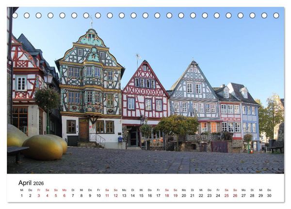 Produktbild: Idstein Perle im Taunus (Tischkalender 2026 DIN A5 quer), CALVENDO Monatskalender