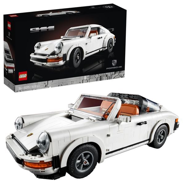 LEGO Porsche 911 (10295); Bauset; detailreicher Klassiker zum Bauen, Ausstellen und Sammeln; Porsche Modellauto (1.458 Teile)