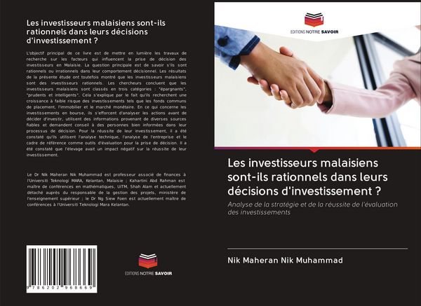 Produktbild: Les investisseurs malaisiens sont-ils rationnels dans leurs d&eacute;cisions d'investissement ?