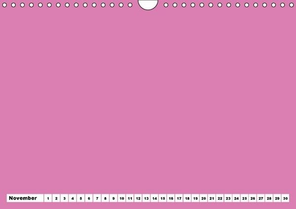 Produktbild: Bunter Bastelkalender f&uuml;r M&auml;dchen (Wandkalender immerw&auml;hrend DIN A4 quer)
