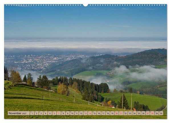Produktbild: Freiburg Regio (Wandkalender 2027 DIN A2 quer), CALVENDO Monatskalender