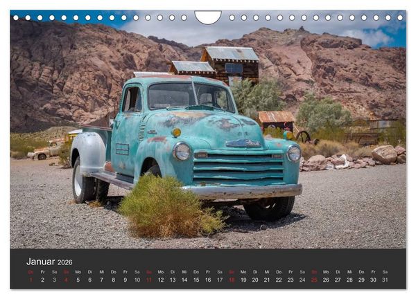 Produktbild: Vergessene Zeitzeugen entlang der Route 66 (Wandkalender 2026 DIN A4 quer), CALVENDO Monatskalender